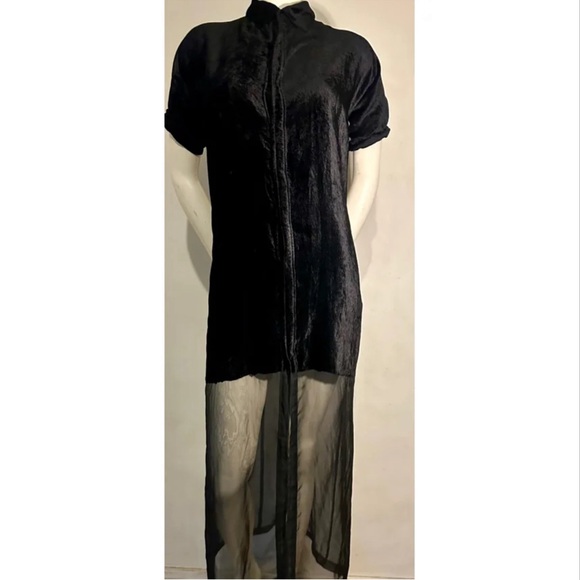 SOLD Yohji Yamamoto vintage velvet maxi dress. - Picture 3 of 7